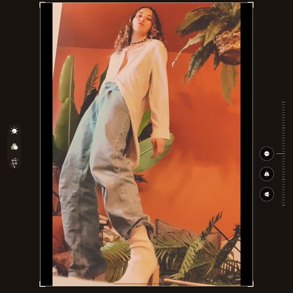 Vintage ‘93 Agolde Wide Led Blue Jeans